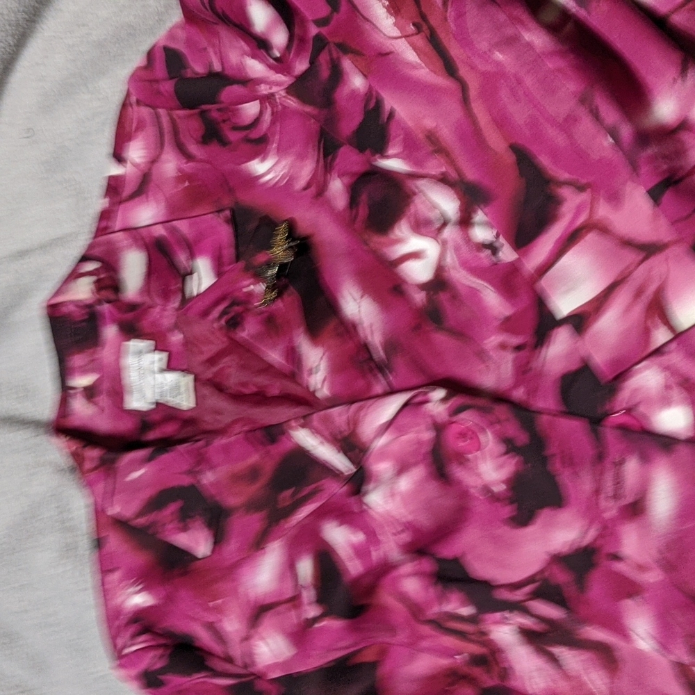 Jacket by Newport News, Pink and black size 16